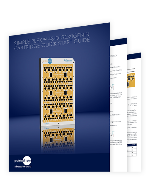 Simple Plex 48-Digoxigenin Cartridge Quick Start Guide | Bio-Techne