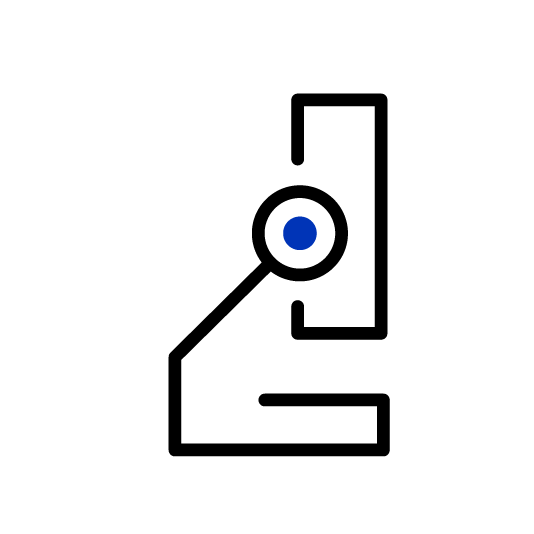 Representation of a microscope 