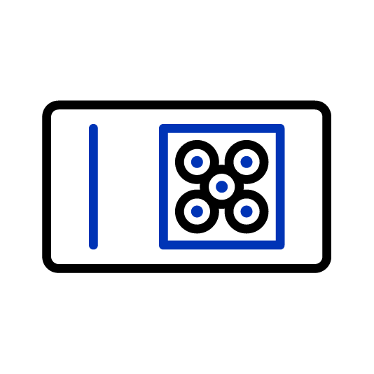 Microscope slide icon