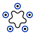 Organoid 3D Cell Culture Icon