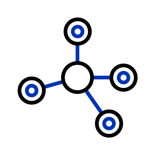 icon of a small molecule