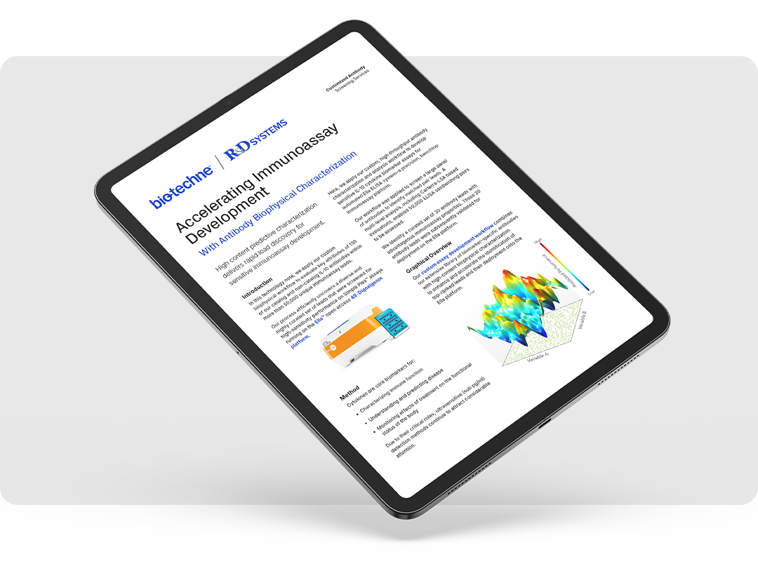 Accelerating Immunoassay Development with Antibody Biophysics
