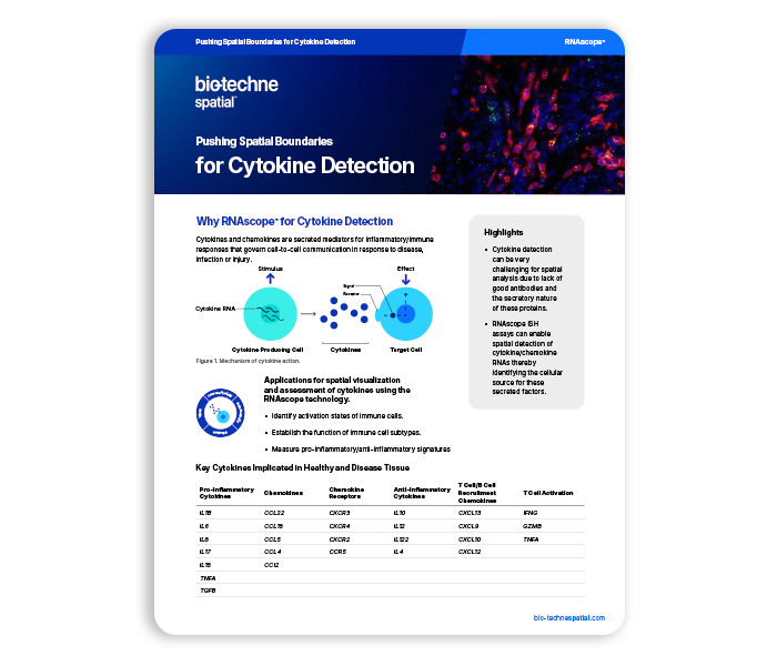 Pushing Spatial Boundaries for Cytokine Detection Thumbnail