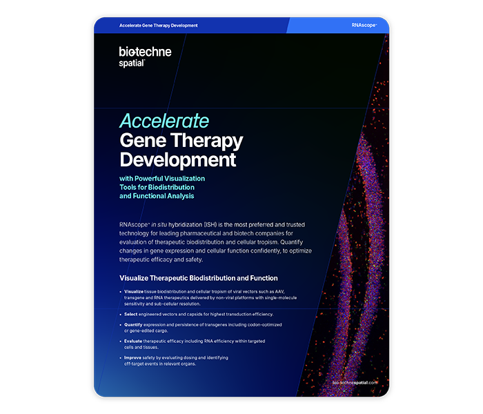 Thumbnail image of RNAscope for gene therapy flyer