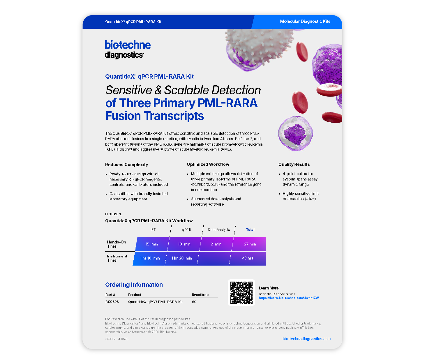 Sensitive & Scalable Detection of Three Primary PML-RARA Flyer Thumbnail