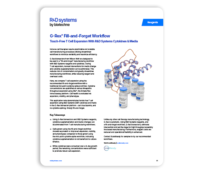 T Cell Culture Fill and Forget App Note Thumbnail