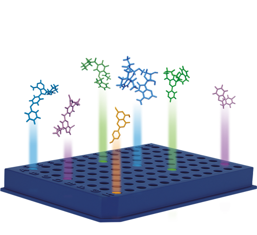 Tocriscreen plate and molecules for compound libraries page