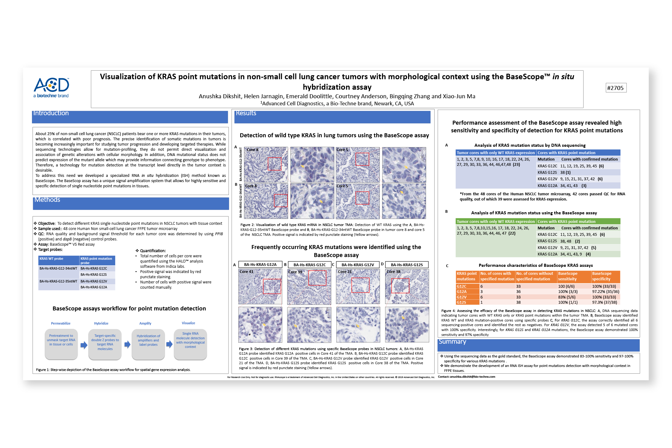 BaseScope™ to detect point mutations presented at AACR 2020