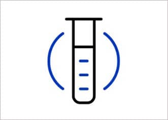 Representation of a test tube 