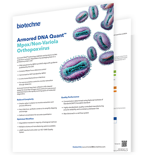 armored dna quant mpox flyer