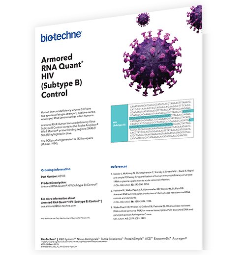 armored rna quant hiv (subtype b) flyer