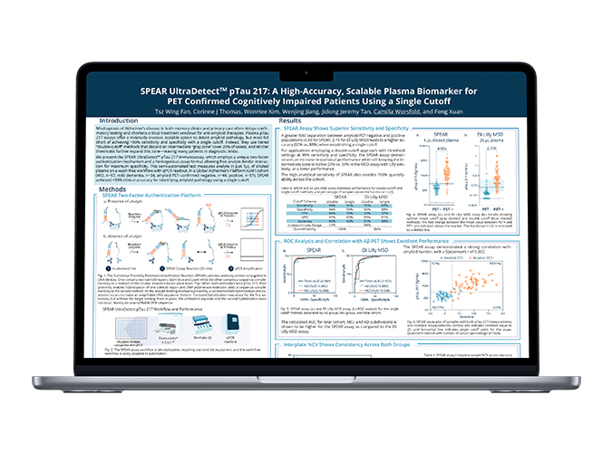 spearbio ultradetect ptau217 poster