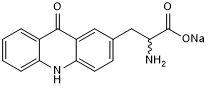 Fluorescent unnatural amino acid.