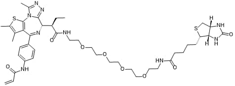 A biotinylated covalent ligand for BromoCatch-tagged proteins, enabling selective and irreversible biotin labeling for pull-down and detection applications in cell lysates.