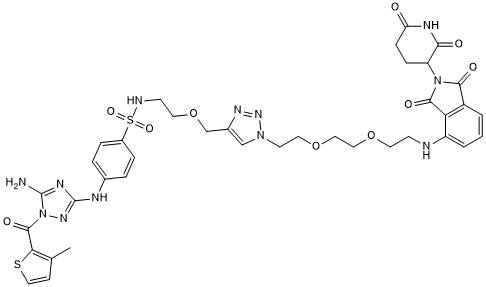Potent and selective CDK2 degrader (PROTAC®)