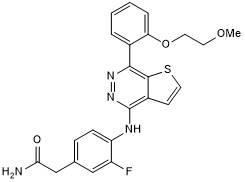 Molecular glue increasing the binding affinity of PI3Kα catalytic subunit p110α to canonical small guanosine triphosphatase RAS proteins