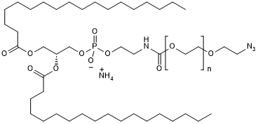 PEGylated DSPE with azide reactive group