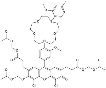 Fluorescent sodium ion (Na+) indicator, membrane permeable