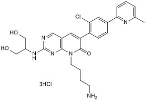 Potent and selective MST3 kinase binding inhibitor