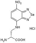 Orange fluorescent benzoselenadiazole D-amino acid (FDAA) for imaging bacteria; also photosensitizer