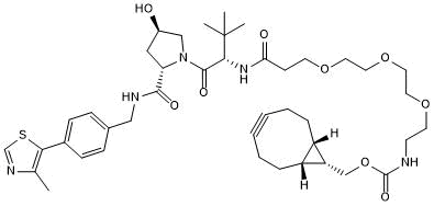 Functionalized VHL building block for copper-free click chemistry