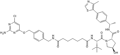 SNAP tag labeled fusion protein Degrader (PROTAC®)