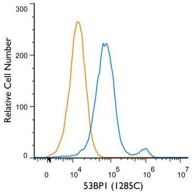 Flow (Intracellular): 53BP1 Antibody (1285C) - BSA Free [NBP2-54753]