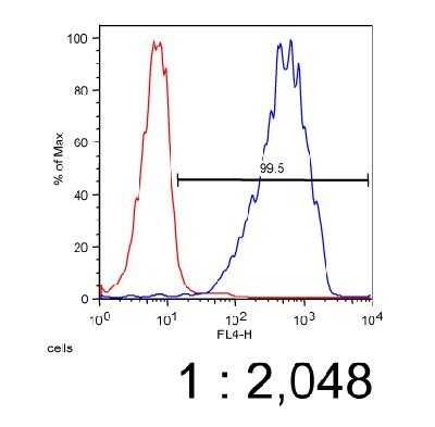 Flow Cytometry: ABCA7 Antibody (7A1-144) [NB400-163]