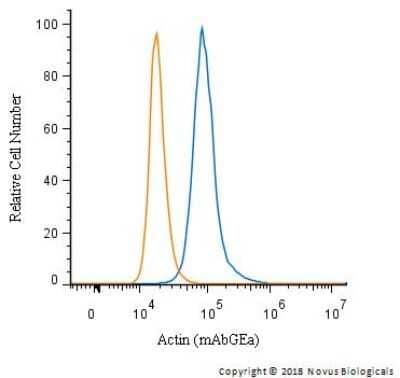Flow (Intracellular): Actin Antibody (mAbGEa) [NB100-74340]