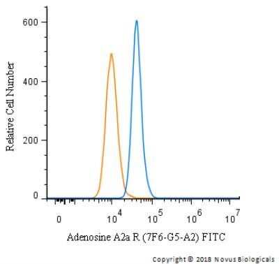 Flow Cytometry: Adenosine A2aR Antibody (7F6-G5-A2) - Azide and BSA Free [NBP2-80562]
