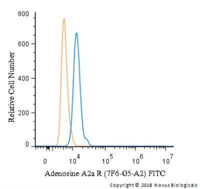 Flow Cytometry: Adenosine A2aR Antibody (7F6-G5-A2) - Azide and BSA Free [NBP2-80562]