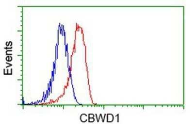 Flow Cytometry: CBWD1 Antibody (OTI4D4) - Azide and BSA Free [NBP2-72027]