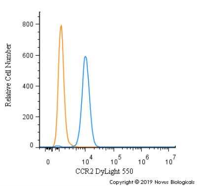 Flow Cytometry: CCR2 Antibody - BSA Free [NBP1-48337]