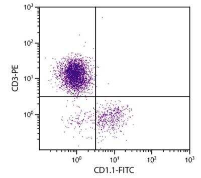 Flow Cytometry: CD1.1 antigen Antibody (CB3) - Azide and BSA Free [NBP1-28362]