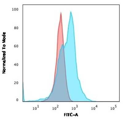 Flow Cytometry: CD21 Antibody (CR2/3124R) - Azide and BSA Free [NBP3-08297]