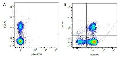 Flow Cytometry: CD3 Antibody (CA17.2A12) [NBP2-49891]