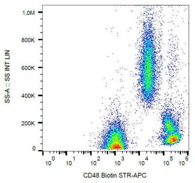 Flow (Cell Surface): CD48/SLAMF2 Antibody (MEM-102) - BSA Free [NB500-391]