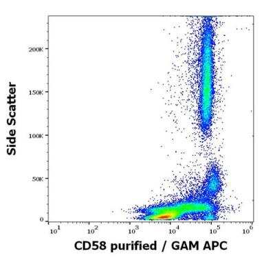 Flow Cytometry: CD58/LFA-3 Antibody (MEM-63) [NB120-1420]