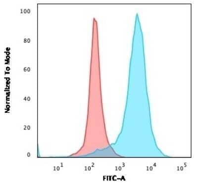 Flow Cytometry: CD63 Antibody (LAMP3/529) - Azide and BSA Free [NBP2-47935]