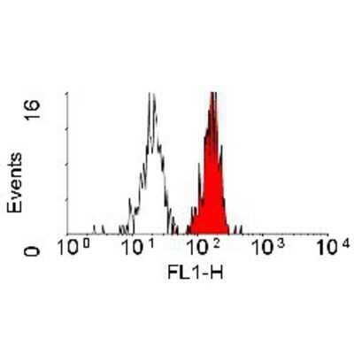 Flow Cytometry: CD98 Antibody (44D7) - BSA Free [NB600-772]