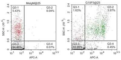 Flow Cytometry: CEACAM8/CD66b Antibody (G10F5) [NB100-77808]