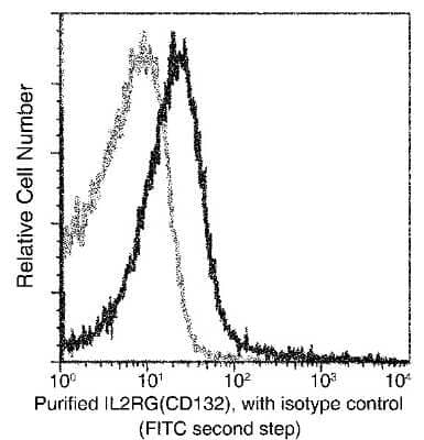 Flow Cytometry: Common gamma Chain/IL-2 R gamma Antibody (011) [NBP2-90408]