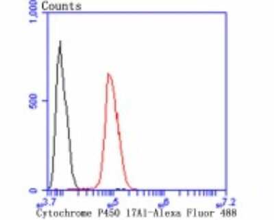 Flow Cytometry: Cytochrome P450 17A1 Antibody (JB93-32) [NBP2-75461]
