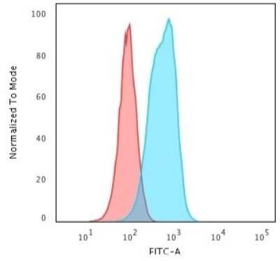 Flow Cytometry: Cytokeratin 6 Antibody (SPM269) - Azide and BSA Free [NBP2-34406]