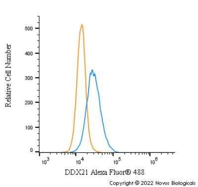 Flow Cytometry: DDX21 Antibody - BSA Free [NB100-1718]