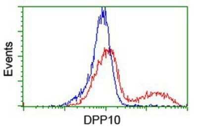 Flow Cytometry: DPP10 Antibody (OTI1A5) - Azide and BSA Free [NBP2-72089]