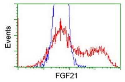 Flow Cytometry: FGF-21 Antibody (OTI2F10) [NBP2-00645]