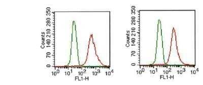 Flow Cytometry: FGFR1 Antibody (M17D10) - BSA Free [NB100-2080]