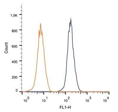 Flow Cytometry: FGFR1 Antibody (M19B2) - Azide and BSA Free [NBP2-80735]