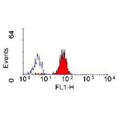 Flow Cytometry: Fc gamma RII/CD32 Antibody (AT10) - BSA Free [NB100-65338]